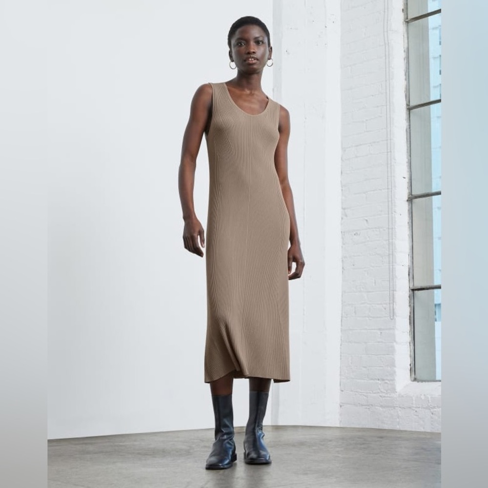 EVERLANE, Tan Sleeveless Dress, NWT, XL